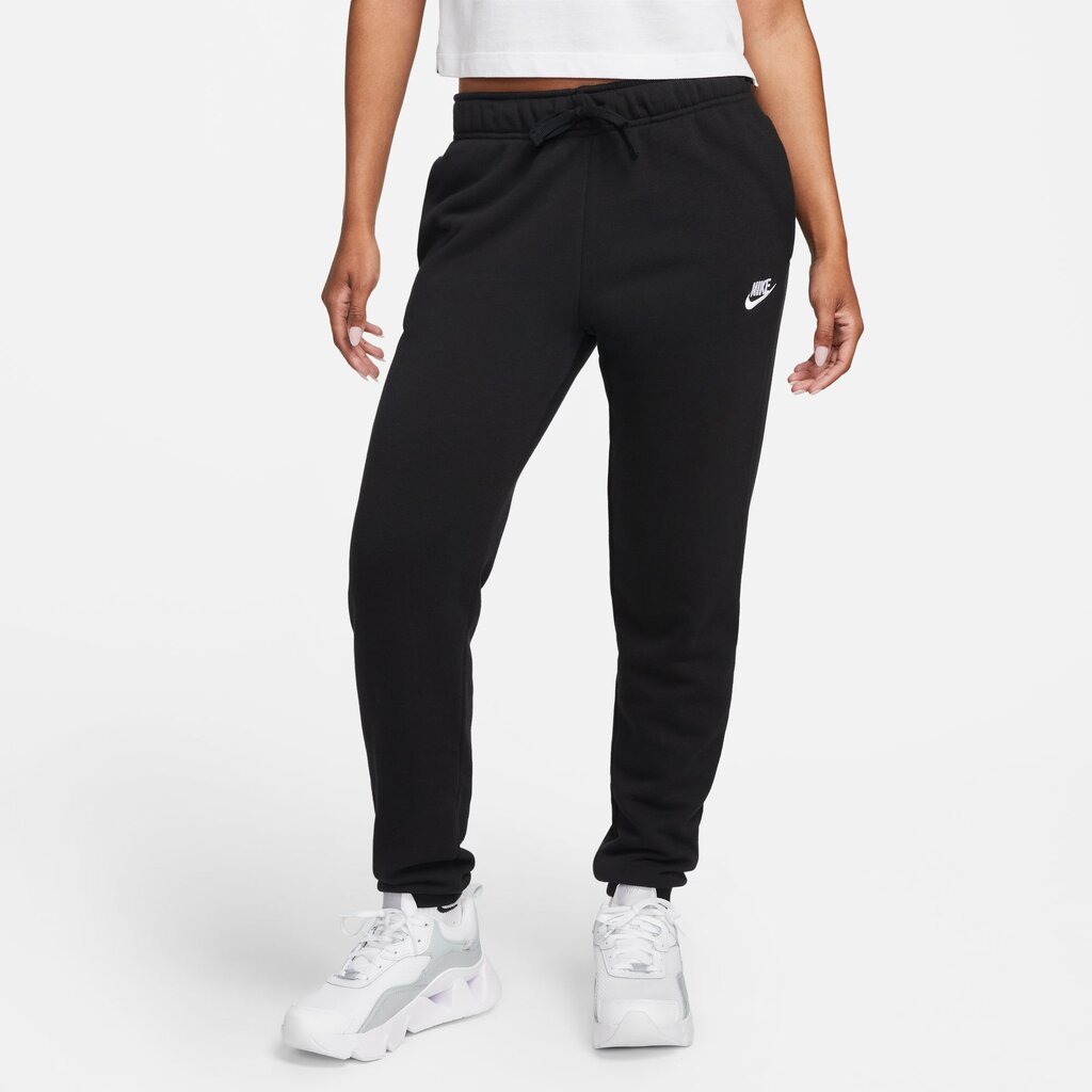 Nike sieviešu sporta bikses Nsw Club Flc Mr Pant Std, melnas cena un informācija | Sporta apģērbs sievietēm | 220.lv