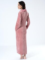 Длинный бамбуковый халат на молнии Belmanetti Claire Velour, бренди цена и информация | Женские халаты | 220.lv