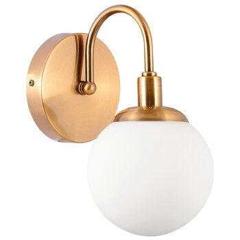 Sienas lampa G.LUX GT-390-1A-AB BALL cena un informācija | Sienas lampas | 220.lv