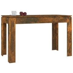 vidaXL virtuves galds, ozola krāsa, 120x60x76 cm, inženierijas koks cena un informācija | Virtuves galdi, ēdamgaldi | 220.lv