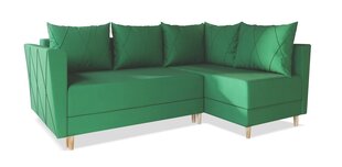 Stūra dīvāns Marti, zaļš цена и информация | Угловые диваны | 220.lv