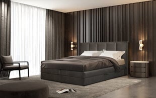 Континентальная кровать Roma, 200x200 см, коричневый цвет цена и информация | Кровати | 220.lv