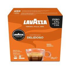 Kafijas kapsulas Lavazza A Modo Mio Delizioso, 120g, 16 gab. cena un informācija | Lavazza Pārtikas preces | 220.lv