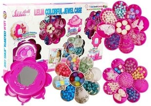 Набор бус для девочек Lean Toys, розовый цена и информация | Игрушки для девочек | 220.lv
