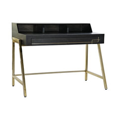 Письменный стол DKD Home Decor, металл/дерево манго, (125 x 74 x 93,5 см), золото/черный цвет цена и информация | Компьютерные, письменные столы | 220.lv