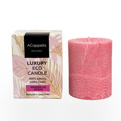 Accapella ar rokām darināta 100% palmu vaska aromātiskā svece "Magnolia Garden" cena un informācija | Sveces un svečturi | 220.lv