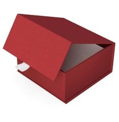 Sarkana kastīte ar M izmēra magnētu. Balts interjers cena un informācija | Dāvanu saiņošanas materiāli | 220.lv