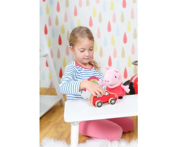 Mīļa rotaļlieta Peppa Pig ar skaņas efektiem, 29cm цена и информация | Mīkstās (plīša) rotaļlietas | 220.lv