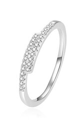 Сверкающее серебряное кольцо с цирконами Beneto AGG259 цена и информация | Кольца | 220.lv