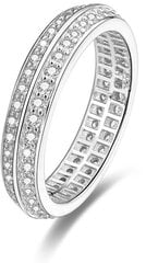 Серебряное кольцо с кристаллами Beneto AGG203 цена и информация | Кольца | 220.lv