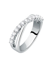 Элегантное серебряное кольцо с мерцающими цирконами Morellato  SAQF151 цена и информация | Кольца | 220.lv