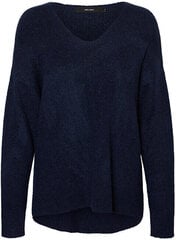 Sieviešu džemperis VMCREWLEFILE Relaxed Fit 10233357 Navy Blazer cena un informācija | Sieviešu džemperi | 220.lv