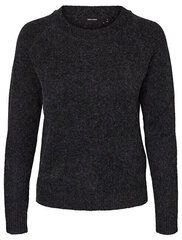 Sieviešu džemperis VMDOFFY Regular Fit 10201022 Melns MELANGE cena un informācija | Sieviešu džemperi | 220.lv