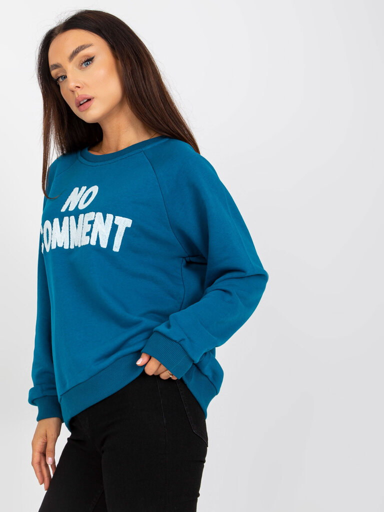 Sieviešu zils džemperis bez kapuces cena un informācija | Jakas sievietēm | 220.lv