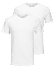 Vīriešu Basic Crew Neck Tee Ss 2 Pack Noos White цена и информация | Мужские футболки | 220.lv
