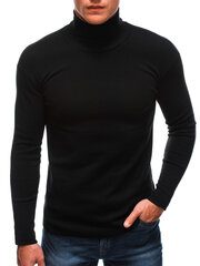 Мужской свитер с высоким воротником Эдоти E213 черный цена и информация | Мужские свитера | 220.lv