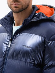 Мужская зимняя куртка Ombre, C546, темно-синяя цена и информация | Мужские куртки | 220.lv
