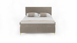 Континентальная кровать Savani, 120x200 см, коричневый цвет цена и информация | Кровати | 220.lv