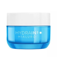 Dziļi mitrinošs sejas krēms SPF 15 Hydrain3 Hyaluro 50 ml цена и информация | Наносите на чистую кожу лица. Подержите около 10-15 минут и смойте водой. | 220.lv