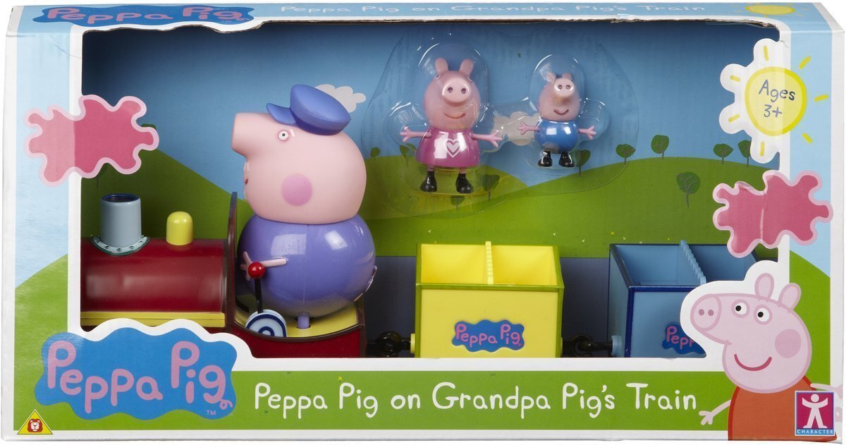 Rotaļu vilciens "Cūciņa Pepa" (Peppa Pig) cena un informācija | Rotaļlietas meitenēm | 220.lv