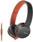 Austiņas Sony MDR-ZX660AP, oranžas цена и информация | Austiņas | 220.lv