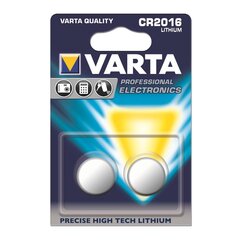 Varta baterijas Cr2016, 2 gab. cena un informācija | Baterijas | 220.lv