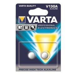 Батарейки Varta V13GA 1.5V B2, 2 шт. цена и информация | Батарейки | 220.lv