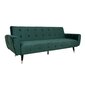 Dīvāns-gulta Falun, 214x83x82cm, zaļš цена и информация | Dīvāni | 220.lv