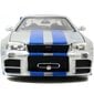Automašīna Ātrs un bez žēlastības Briano Nissan Skyline GTR 1:24 cena un informācija | Rotaļlietas zēniem | 220.lv