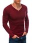 Vīriešu džemperis Edoti E206 tumši sarkans cena un informācija | Vīriešu džemperi | 220.lv