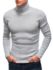 Vīriešu džemperis ar apkakli Edoti E213 pelēks cena un informācija | Vīriešu džemperi | 220.lv