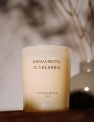 Cereria Mollá Aromātiskā krēmsvece Bergamotto di Calabria (Svece) 230 g cena un informācija | Sveces un svečturi | 220.lv