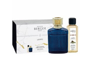 Maison Berger Paris Dāvanu komplekts katalītiskā lampa Alpha royal blue + pildījums Under the Olive Tree 250 ml cena un informācija | Mājas aromāti | 220.lv