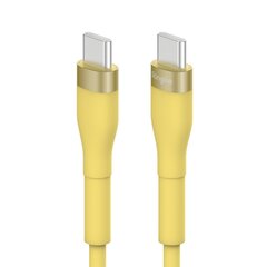 Ringke CB60211RS, USB-C - USB-C 480Mb / s 60W 2m yellow cena un informācija | Savienotājkabeļi | 220.lv