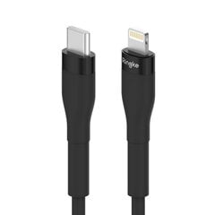 Ringke CB60112RS, USB-C - Lightning 480Мб/с 20Вт 1.2м черный цена и информация | Кабели для телефонов | 220.lv