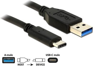 Delock USB-C-USB 3.1 цена и информация | Кабели для телефонов | 220.lv