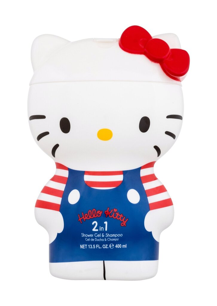 Dušas želeja un matu šampūns Hello Kitty 2 IN 1, 400 ml цена и информация | Bērnu kosmētika, līdzekļi jaunajām māmiņām | 220.lv