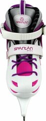Коньки регулируемые по размеру Spartan Vancouver Lilly - White-Pink 32-35 цена и информация | Коньки | 220.lv