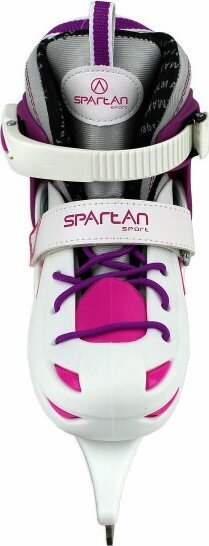 Regulējama izmēra slidas Spartan Vancouver Lilly - White-Pink 32-35 цена и информация | Slidas | 220.lv