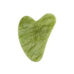 Masāžas plate Guasha zaļā xiuyan jadeite (Xiuyan Jade Guasha) cena un informācija | Sejas tīrīšanas un masāžas ierīces | 220.lv