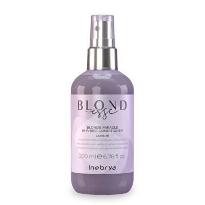 Kondicionieris blondiem matiem Inebrya Blondesse Blonde Miracle 200ml cena un informācija | Matu kondicionieri, balzāmi | 220.lv