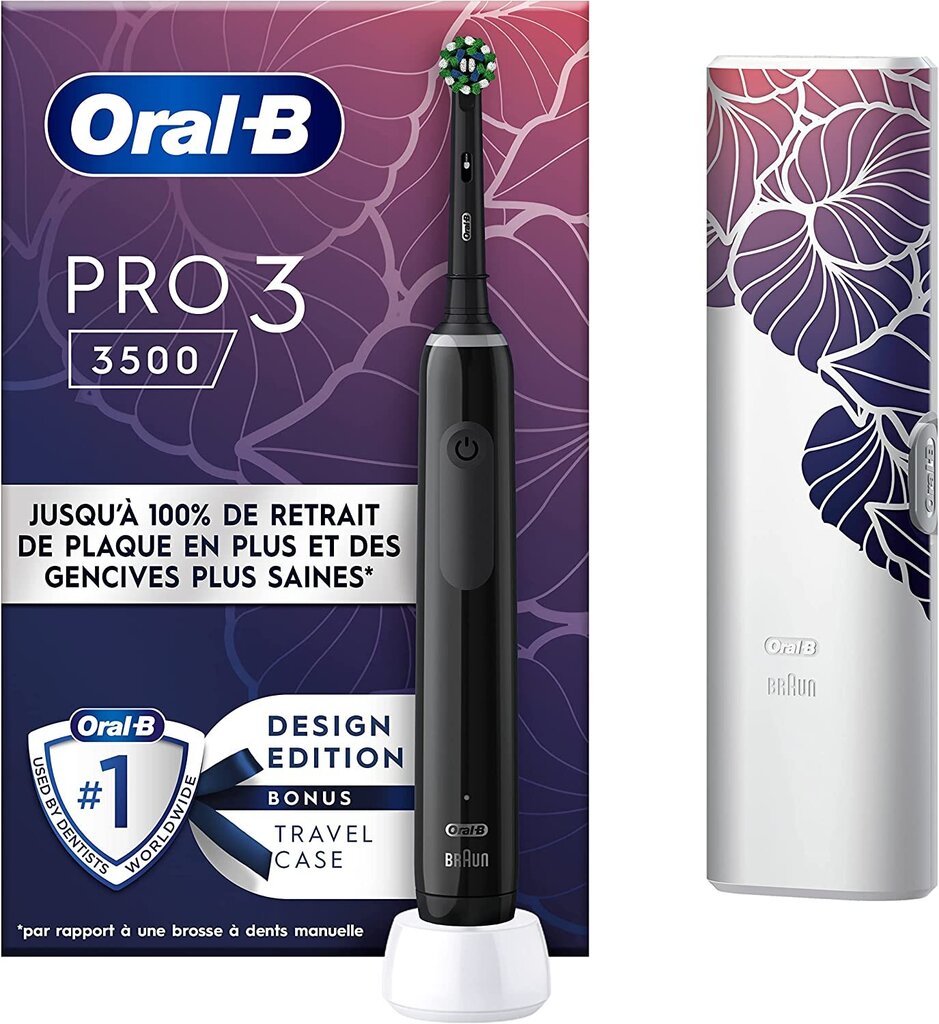 Oral-B Pro 3 3500 Design Edition цена и информация | Elektriskās zobu birstes | 220.lv