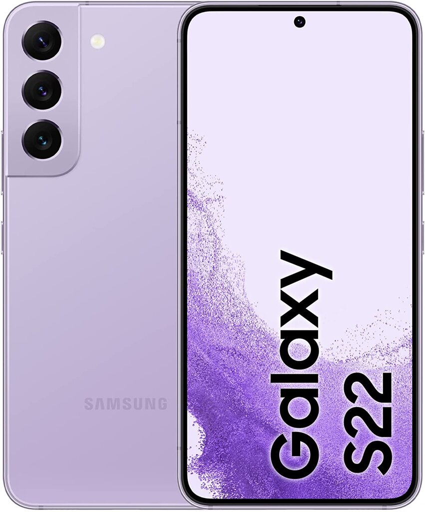 Samsung Galaxy S22 5G 8/256GB SM-S901BLVGEUE Purple цена и информация | Mobilie telefoni | 220.lv