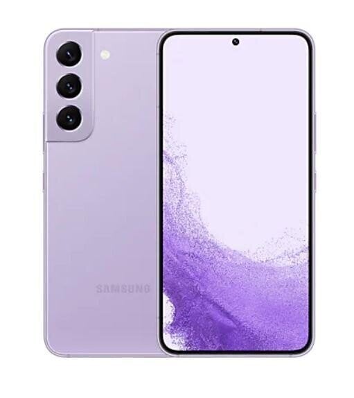 Samsung Galaxy S22 5G 8/256GB SM-S901BLVGEUE Purple цена и информация | Mobilie telefoni | 220.lv