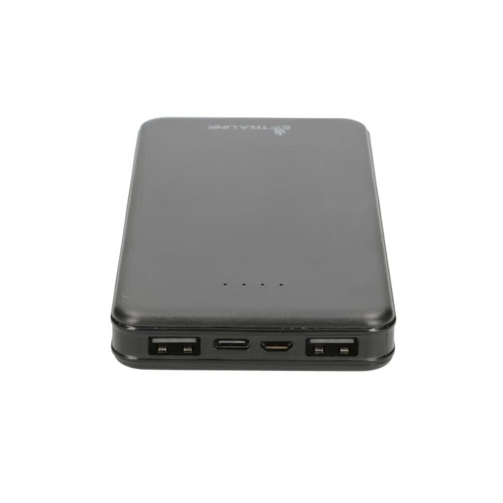 Extralink powerbanks EPB-078B 10000mAh 5V melns cena un informācija | Lādētāji-akumulatori (Power bank) | 220.lv