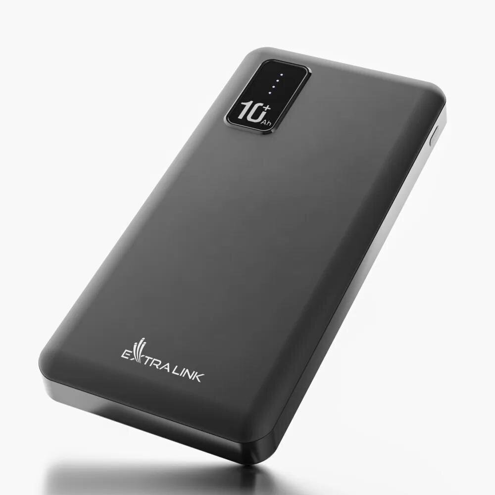 Extralink powerbanks EPB-098B 10000mAh 5V melns цена и информация | Lādētāji-akumulatori (Power bank) | 220.lv