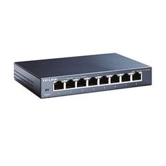 Galda Virsmas Slēdzis TP-Link TL-SG108 Auto MDIX Gigabit Ethernet cena un informācija | Komutatori (Switch) | 220.lv