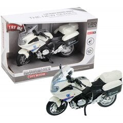 Rotaļu motocikls ar skaņu un gaismu policijas Motorcycle City Rescue 1:20, 3+ цена и информация | Игрушки для мальчиков | 220.lv