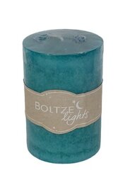 Boltze lights cilindriska svece, zila, 10 x 7 cm цена и информация | Подсвечники, свечи | 220.lv