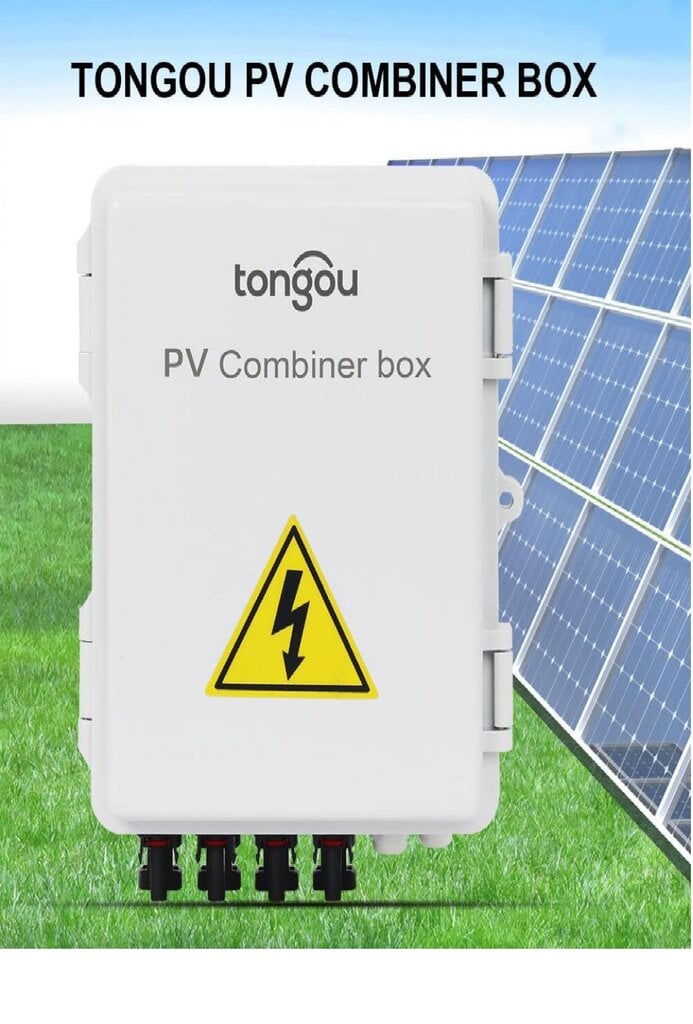 Saules paneļa sadales kārba 4 in 1 no 1000V PV DC mājsaimniecības sadalei, pilns komplekts cena un informācija | Saules paneļi, komponentes | 220.lv